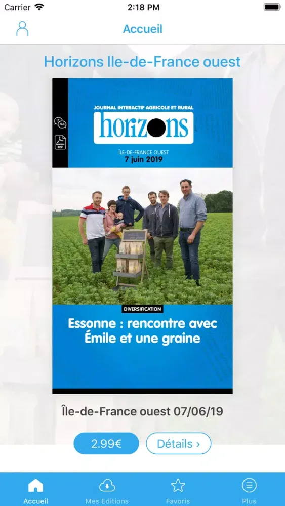 Capturas de tela do HORIZONS Centre Ile-de-France