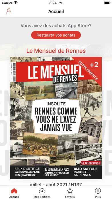 Tangkapan layar Le Mensuel de Rennes
