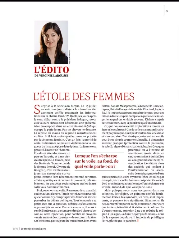 Le Monde des Religions iPad  Screenshots