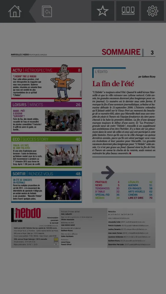 Marseille l'Hebdo Ekran Görüntüleri
