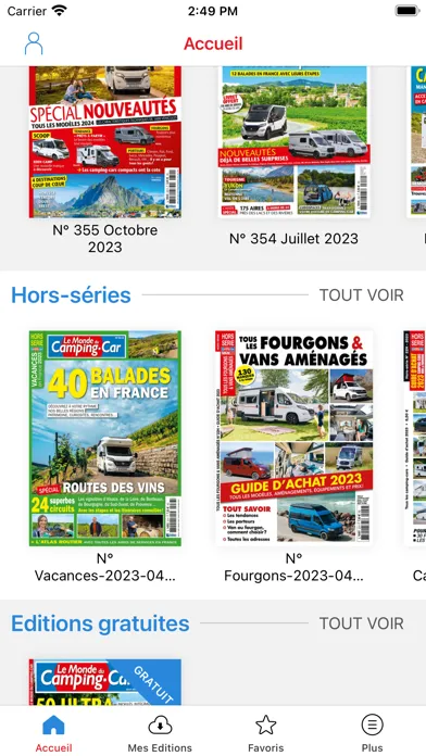 Capturas de pantalla de Le Monde du Camping-Car