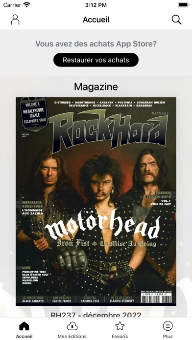Rock Hard France Mag Screenshots