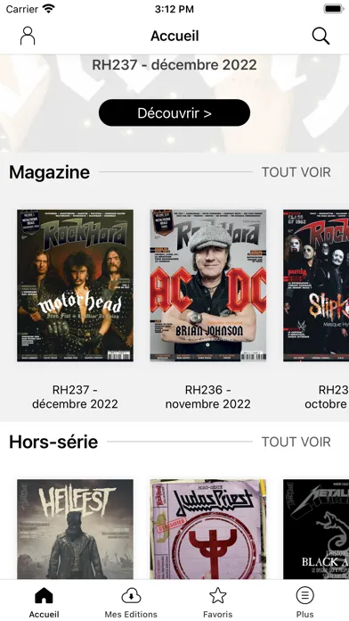 Rock Hard France Mag Screenshots