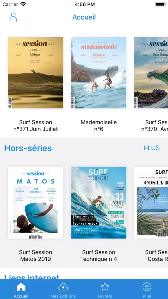 Zrzuty ekranu Surf Session Magazine