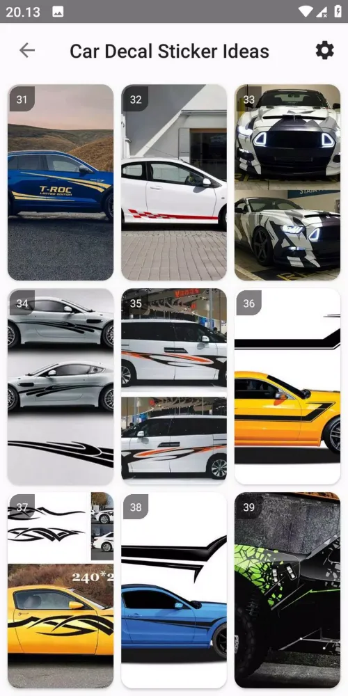 Capturas de tela do Car Decal Sticker Ideas