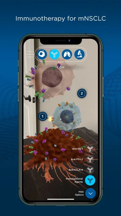 ImmerseRx mNSCLC Immunotherapy 스크린샷