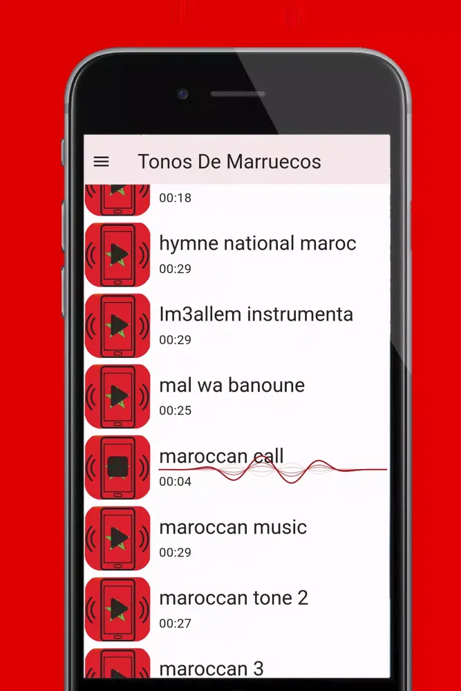 Zrzuty ekranu Moroccan Ringtones