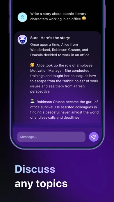 ภาพหน้าจอของ ATOM: GPT Client & AI Chat Bot