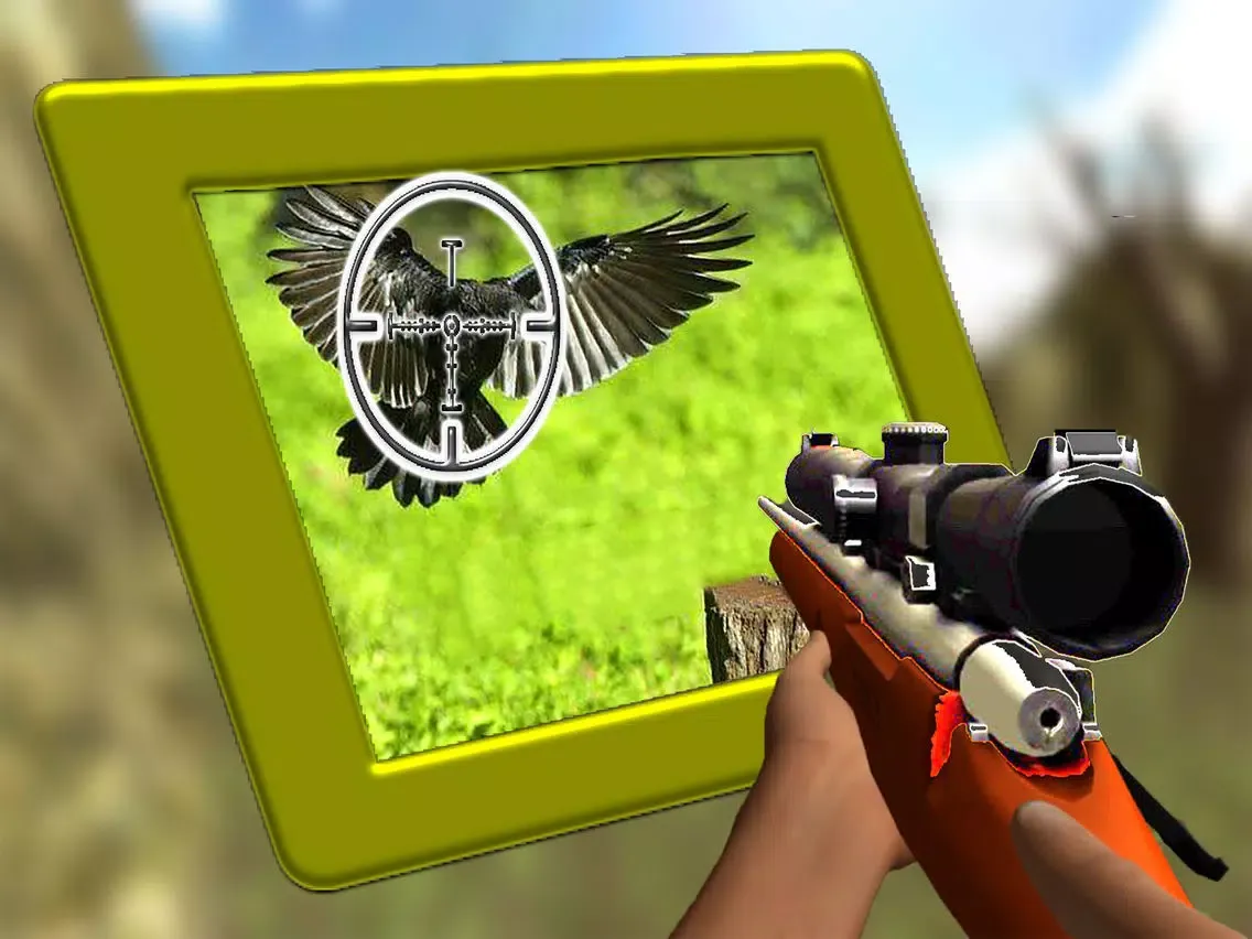 Ảnh chụp màn hình của Forest Crow Hunting : 3D Birds Sniper Kill Shot iPad 