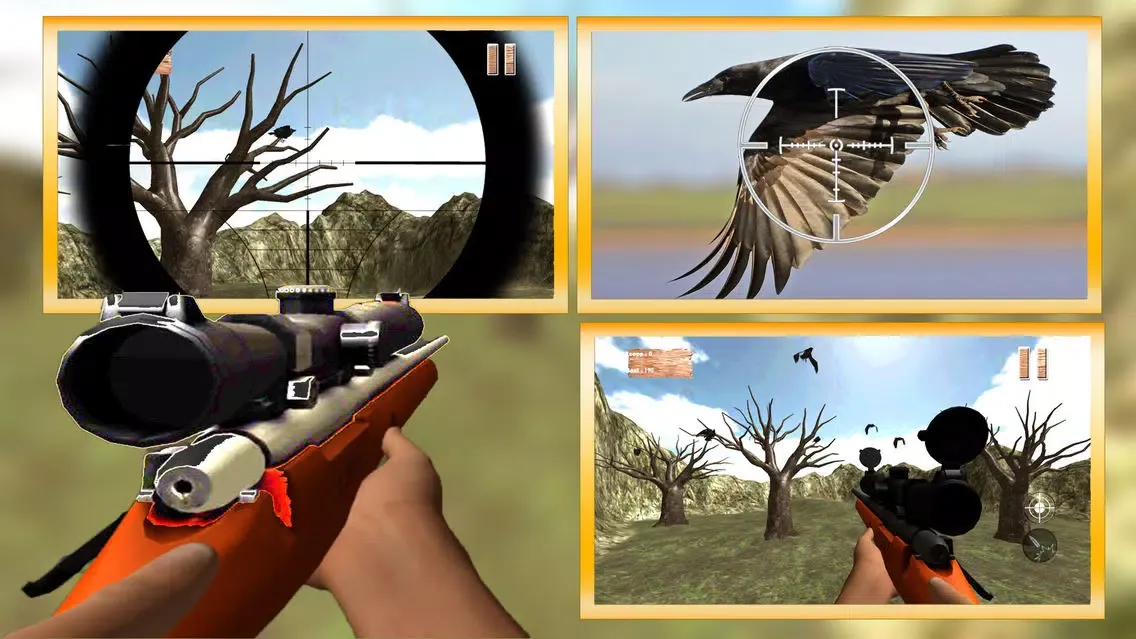 Ảnh chụp màn hình của Forest Crow Hunting : 3D Birds Sniper Kill Shot