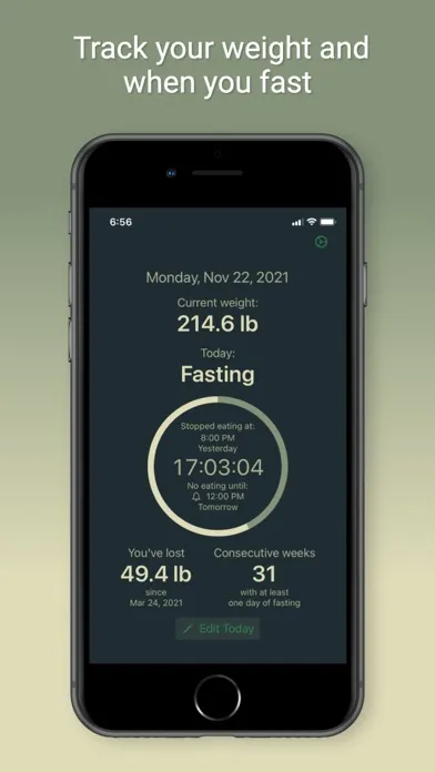 Zrzuty ekranu Fasty: Fasting Tracker