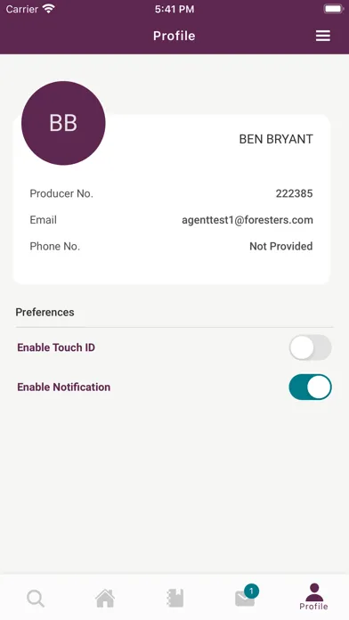 Screenshot di ForestersBiz