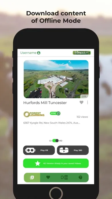 Screenshot di ForestVR