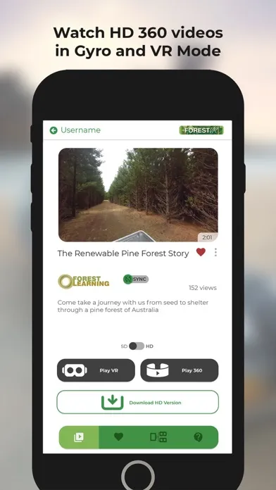 Screenshot di ForestVR