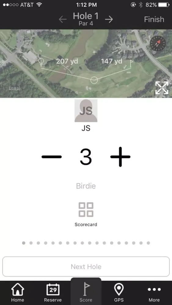 Captures d'écran de The Crossings Golf Club - GPS and Scorecard