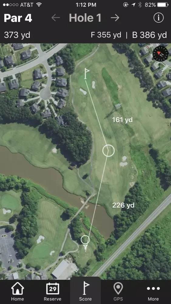 Captures d'écran de The Crossings Golf Club - GPS and Scorecard
