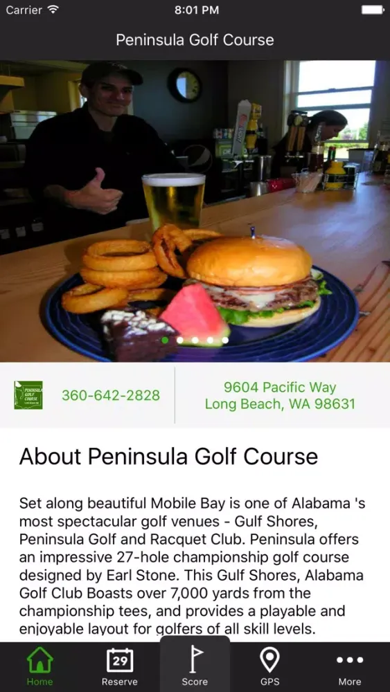 Peninsula Golf Course - Scorecards, GPS, Maps, and more by ForeUP Golf سکرین شاٹس