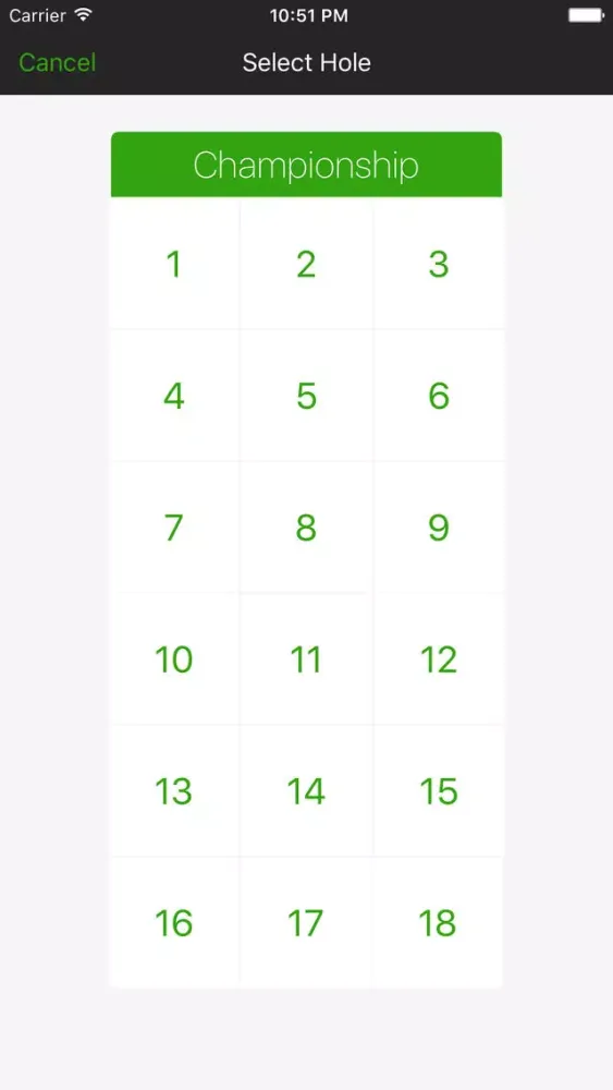 Ảnh chụp màn hình của Cedar Hills Golf Club - Scorecards, GPS, Maps, and more by ForeUP Golf