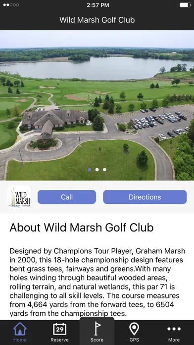 Zrzuty ekranu Wild Marsh Golf Club - GPS and Scorecard