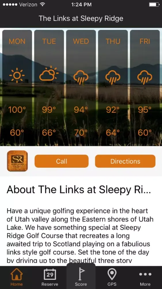 The Links at Sleepy Ridge - Scorecards, GPS, Maps, and more by ForeUP Golf Ekran Görüntüleri
