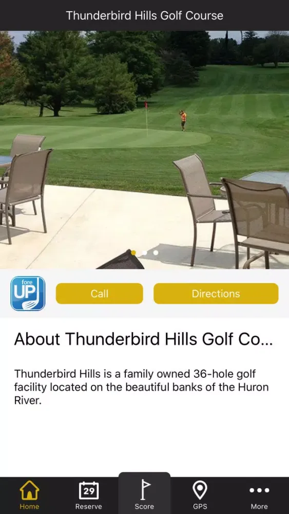 Capturas de tela do Thunderbird Hills Golf Course - GPS and Scorecard
