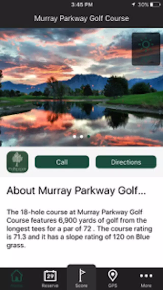 Screenshot di Murray Parkway Golf Course - GPS and Scorecard