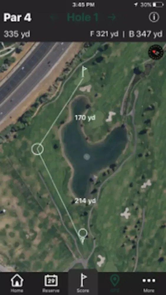 Murray Parkway Golf Course - GPS and Scorecard سکرین شاٹس