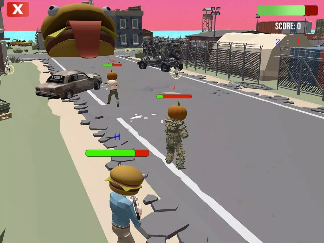 FOOD FIGHT PE : BATTLE ROYALE iPad  스크린샷
