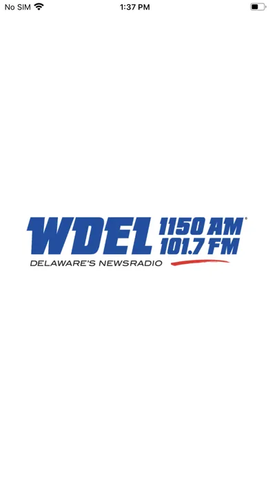 Captures d'écran de WDEL 101.7 & 1150