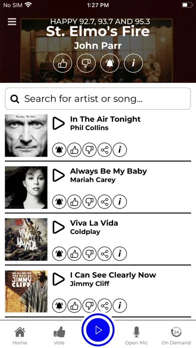 Happy 92.7 93.7 95.3 Screenshots