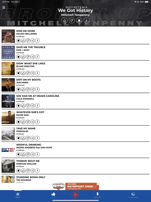 صور WXCY 103.7 & 96.9 iPad 