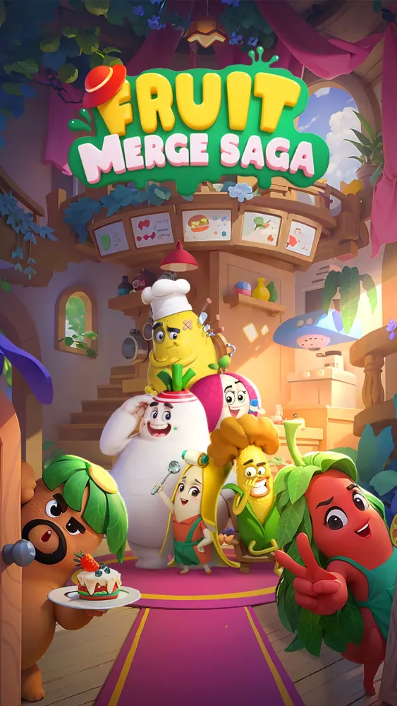 Captures d'écran de Fruit Merge Saga