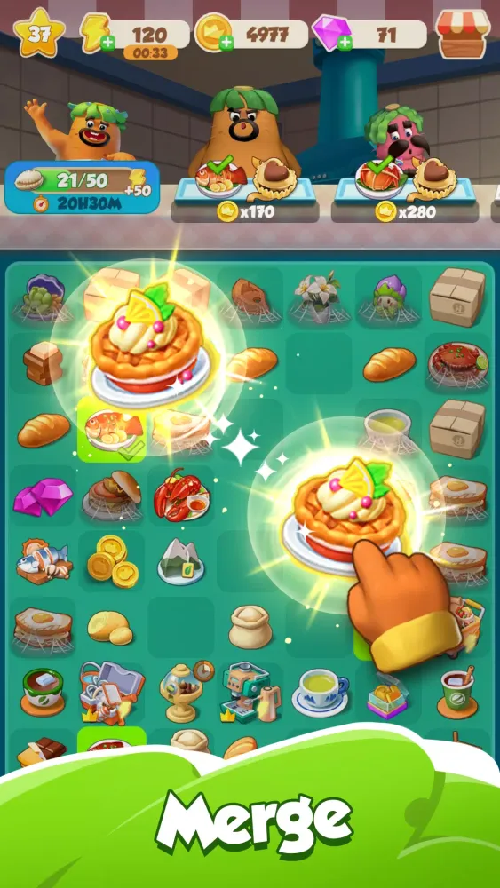 Captures d'écran de Fruit Merge Saga