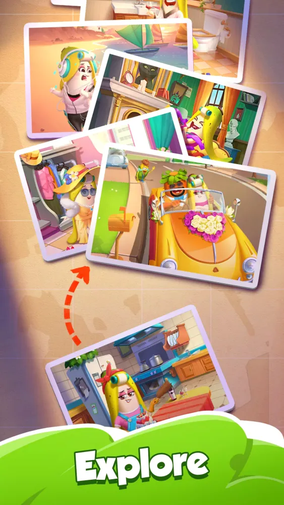 Captures d'écran de Fruit Merge Saga
