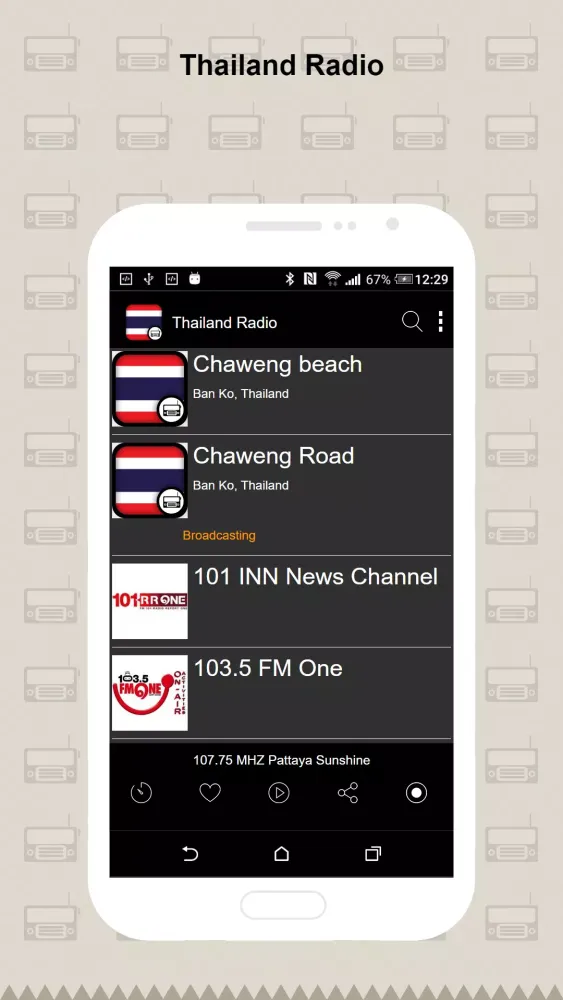Thailand Radio Screenshots