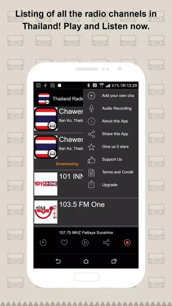 Thailand Radio Screenshots