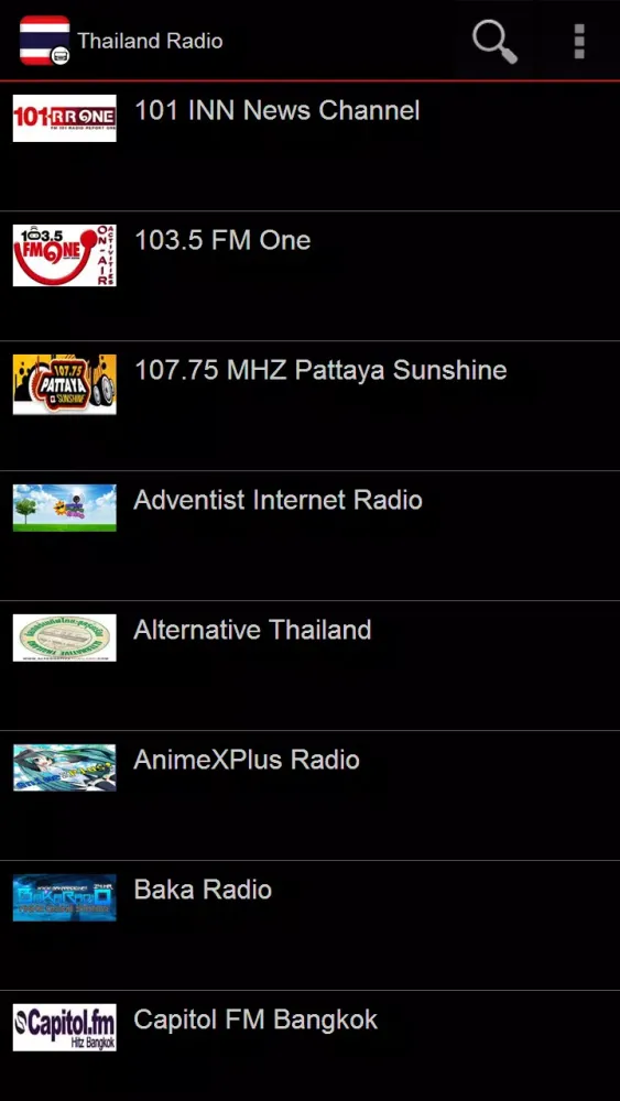 Thailand Radio Screenshots