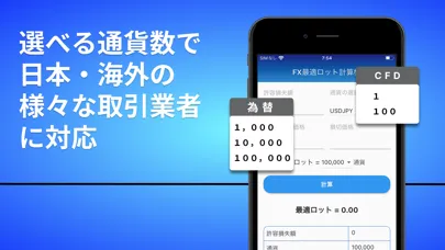FX_最適ロット計算機～許容損失額を一定にするアプリ Screenshots
