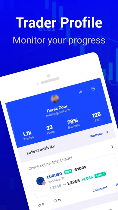 Live Forex - Social Trading سکرین شاٹس