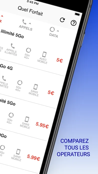 Quel forfait ?应用截图