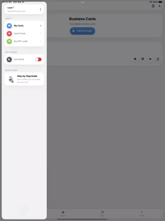 i-card Digital Business Cards iPad  স্ক্রিনশট