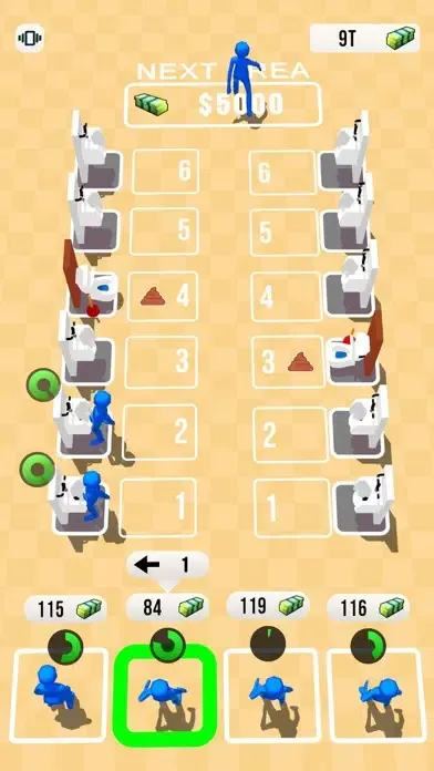 Capturas de tela do Flush Rush!
