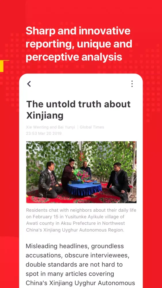 Tangkapan layar Global Times