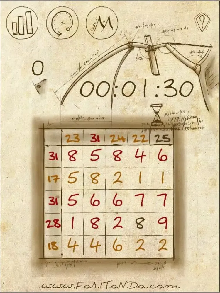 Puzzle 25 - get the sum 25 iPad  Screenshots