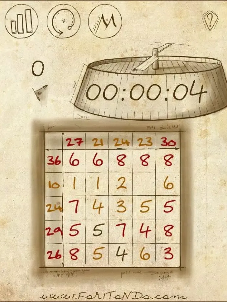 Puzzle 25 - get the sum 25 iPad  Screenshots
