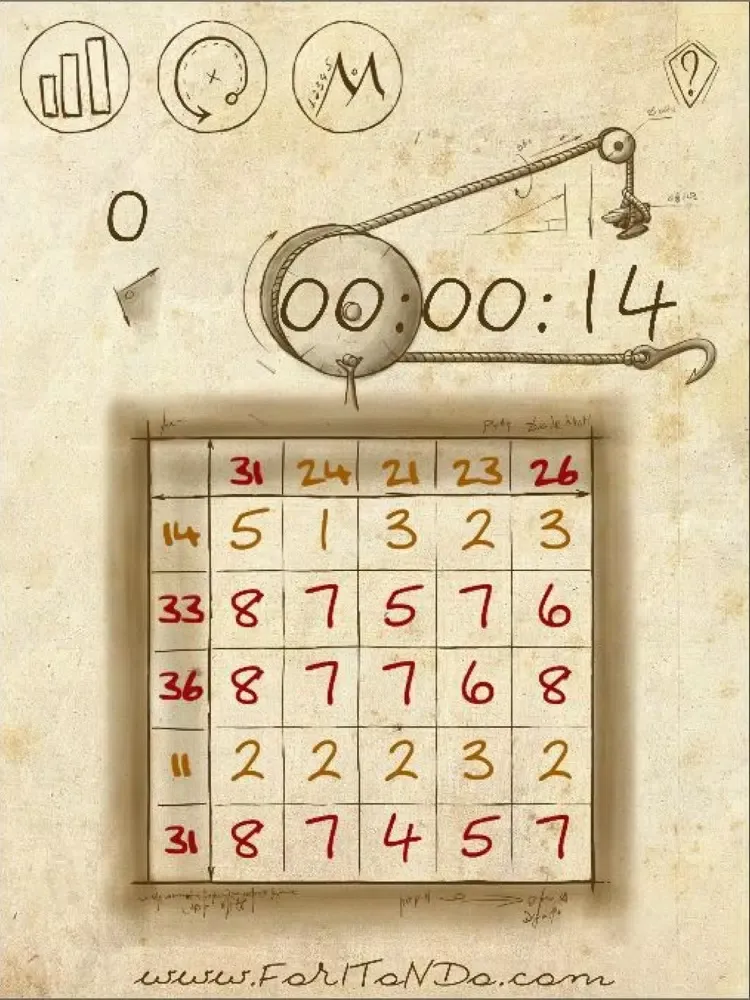 Puzzle 25 - get the sum 25 iPad  Screenshots
