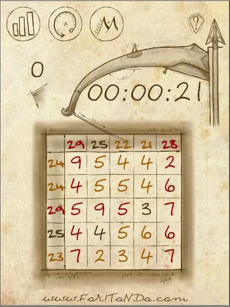 Puzzle 25 - get the sum 25 iPad  Screenshots