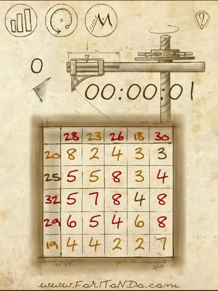 Puzzle 25 - get the sum 25 iPad  Screenshots