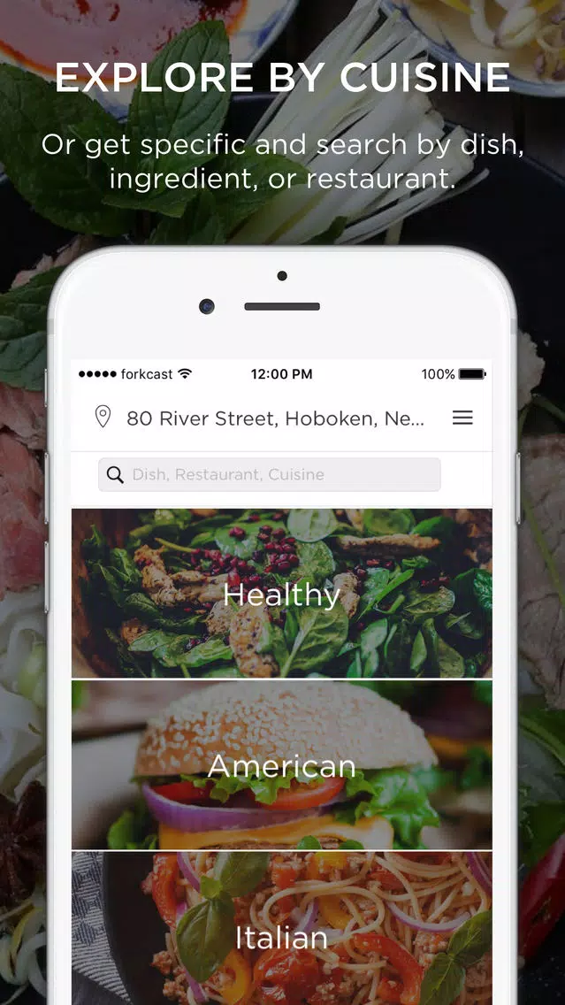 Zrzuty ekranu Forkcast - your next meal