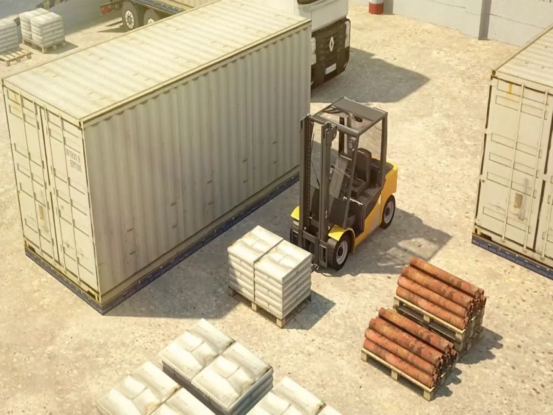 Ảnh chụp màn hình của 3D Forklift Parking Challenge iPad 